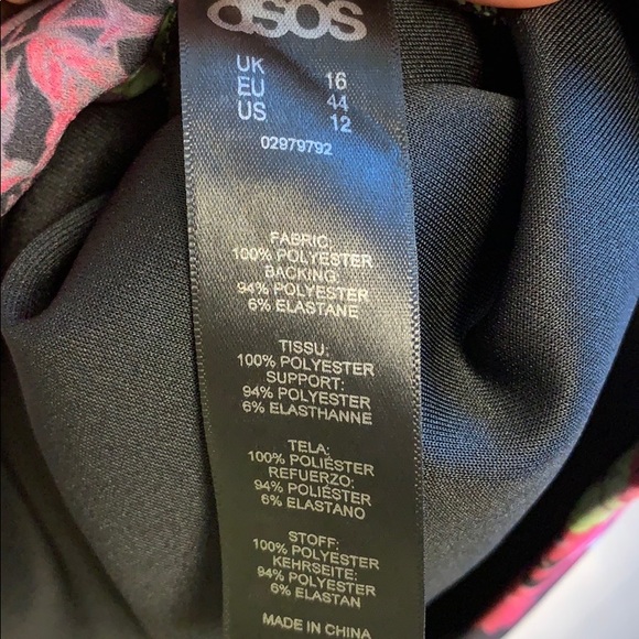 - ASOS pleaded floral skirt size 12 - Picture 4 of 4